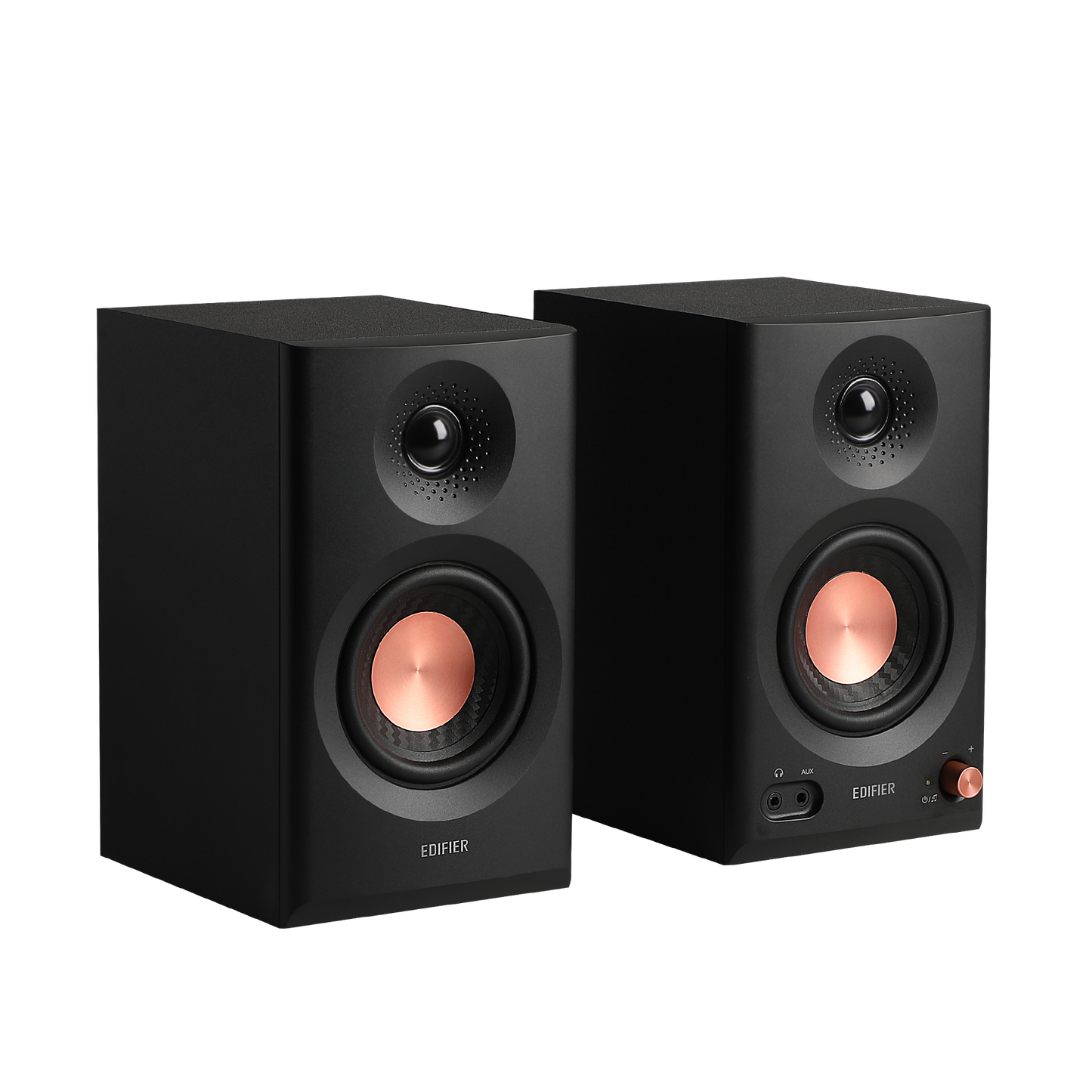 Edifier MR3 negro – par de monitores de estudio vista frontal