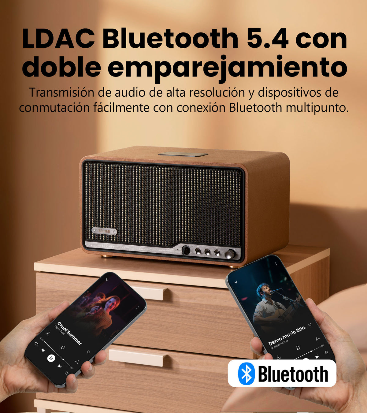 Parlante Tabletop Edifier S300 – Hi-Res, AirPlay 2 – vista 11