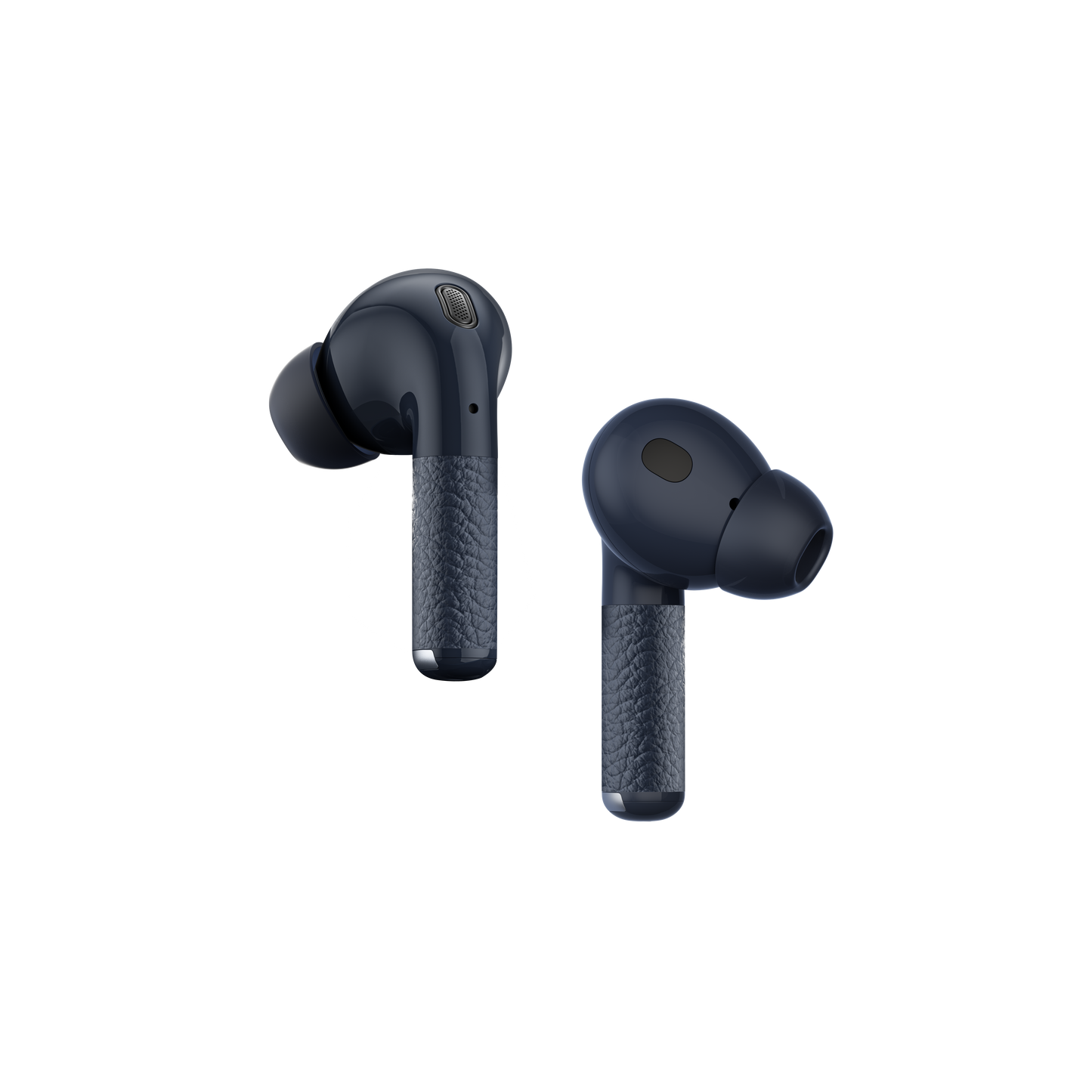 Vista superior de los auriculares Edifier W260NC azul en fondo blanco