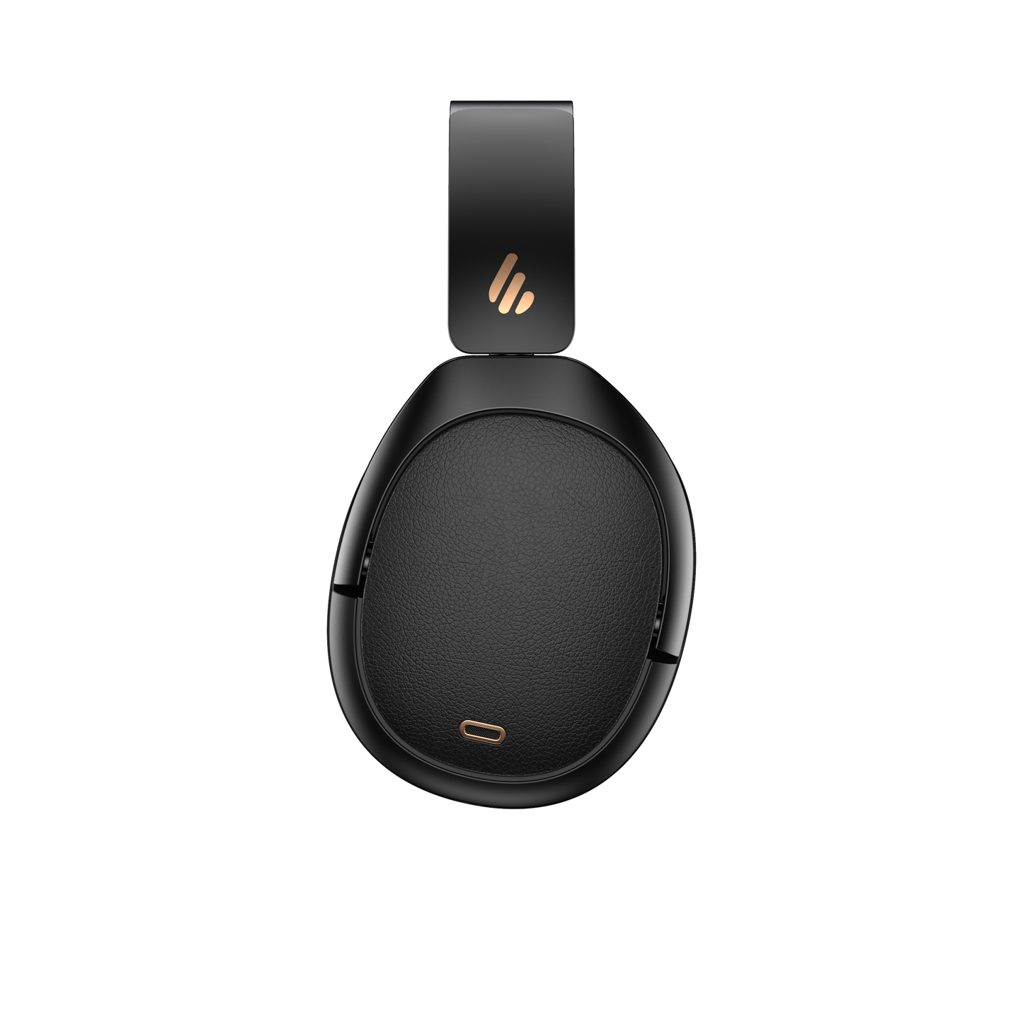 Vista lateral izquierda de los auriculares Edifier WH950NB color negro