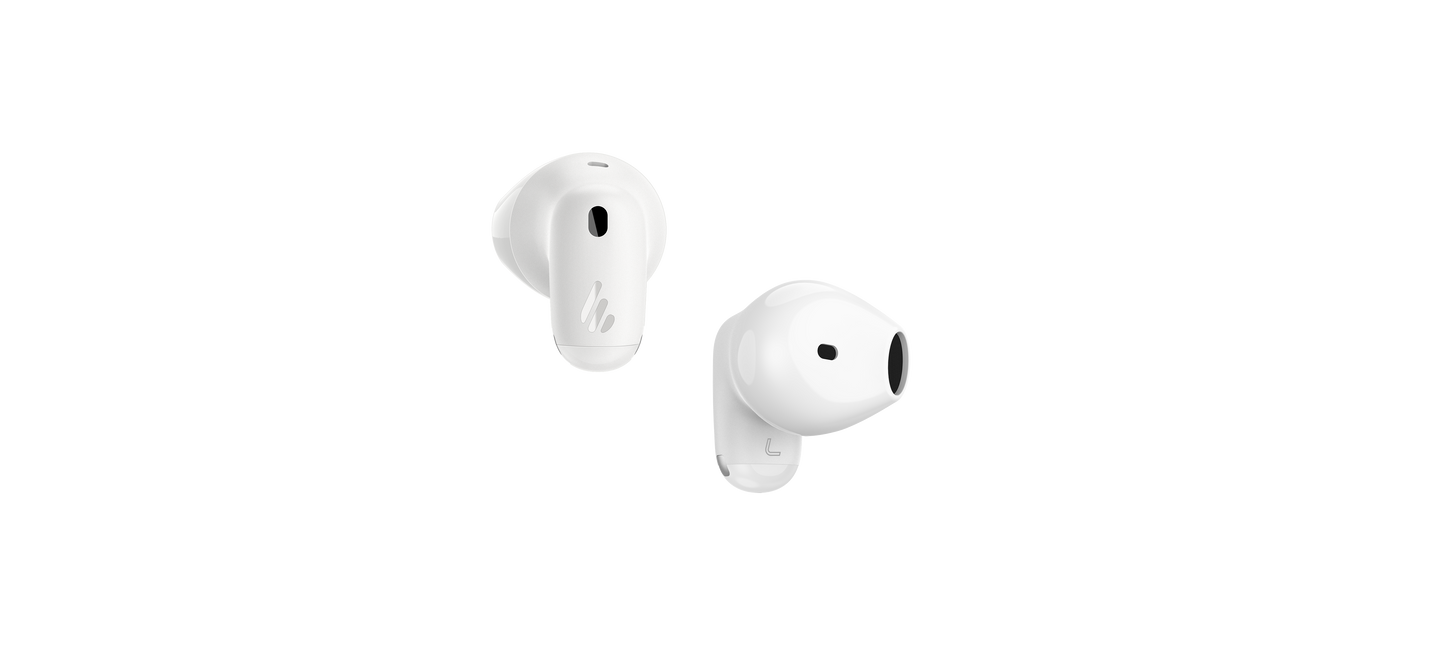 Vista lateral derecha de los auriculares Edifier X1 Lite blancos