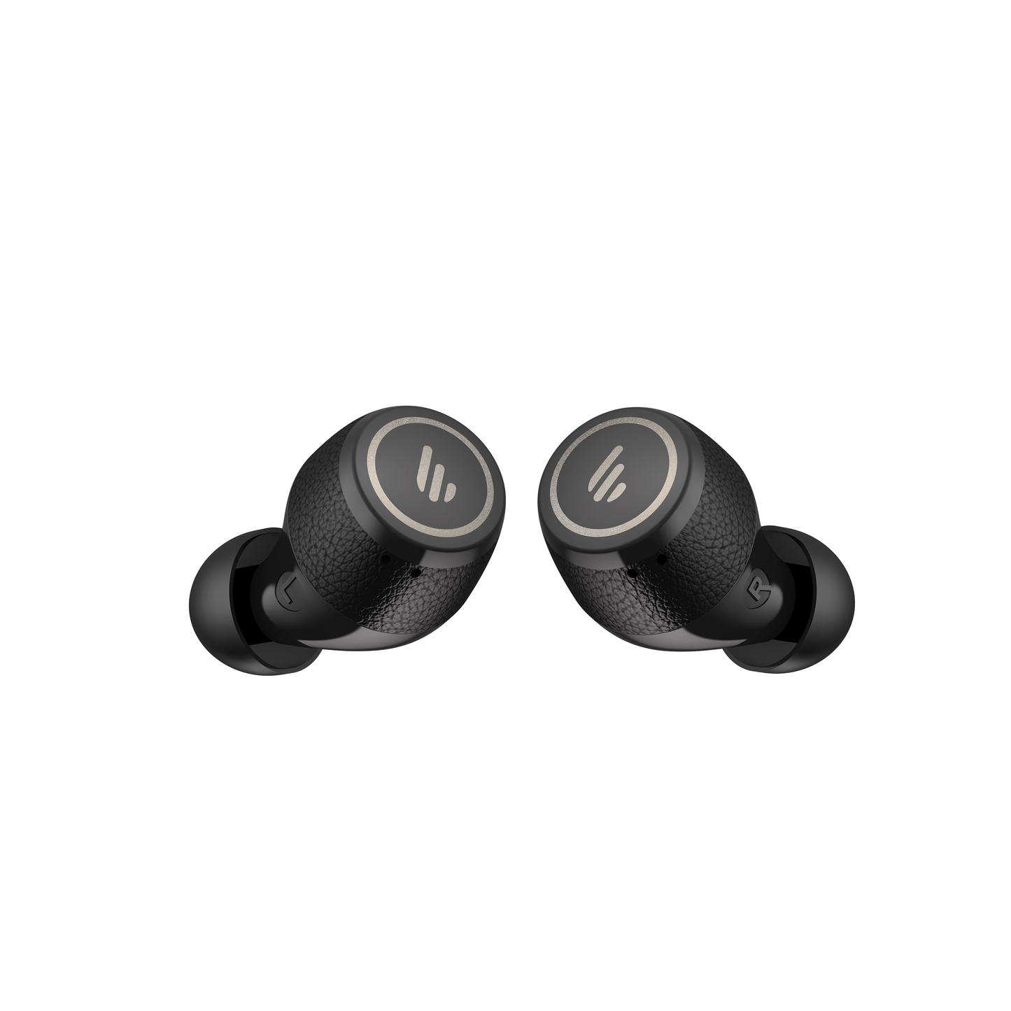 Auriculares Edifier X3s negros vista frontal flotante