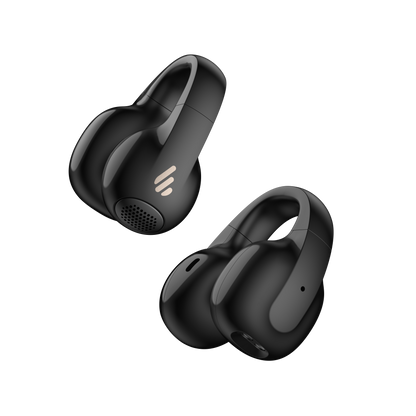 Auriculares inalámbricos Edifier Comfo C open-ear en color negro, diseño clip-on