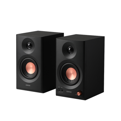 Edifier MR3 negro – par de monitores de estudio 3.5 pulgadas vista en ángulo