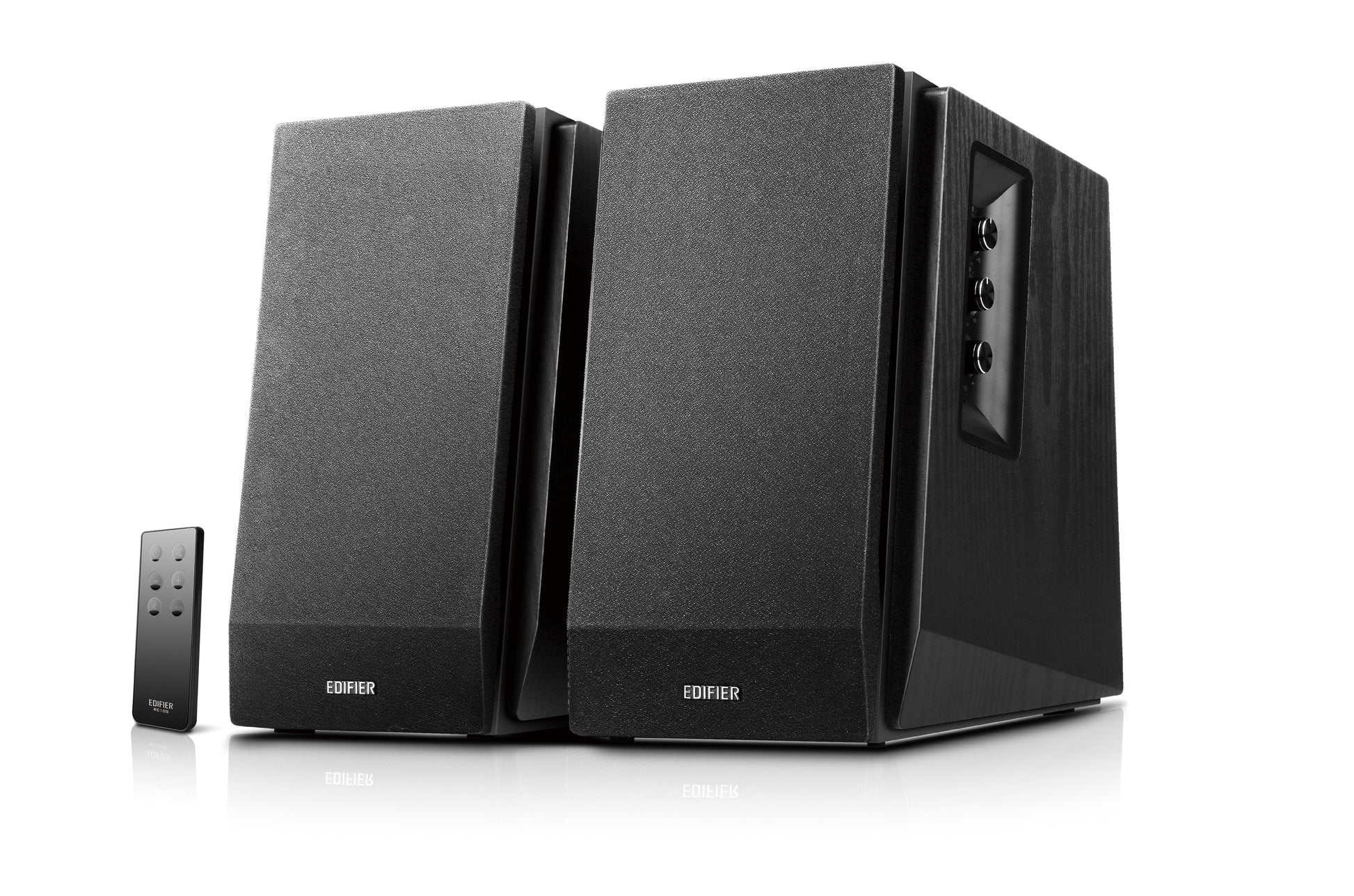 Parlantes Edifier R1700BT Bluetooth 66W RMS color negro con control remoto
