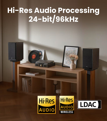 Parlante Edifier R2750DB MKII – 144W RMS, Hi-Res – Marron – vista 10