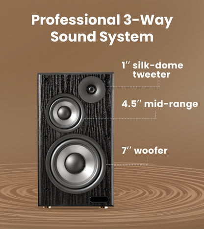 Parlante Edifier R2750DB MKII – 144W RMS, Hi-Res – Negro – vista 8