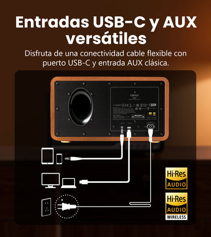 Parlante Tabletop Edifier S300 – Hi-Res, AirPlay 2 – vista 12