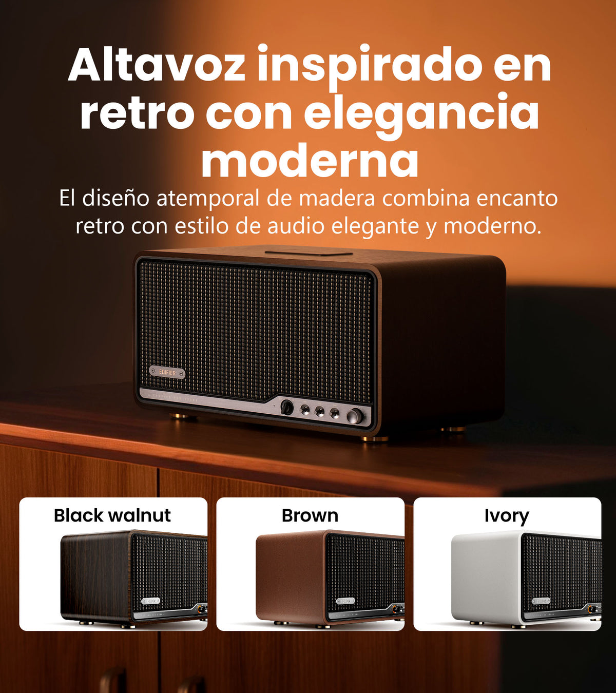Parlante Tabletop Edifier S300 – Hi-Res, AirPlay 2 – vista 7