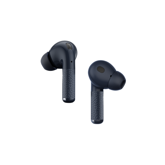 Vista superior de los auriculares Edifier W260NC azul en fondo blanco