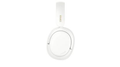 Auriculares Edifier W800BT SE blancos vistos de frente con almohadillas cerradas