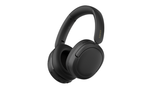 Auriculares Edifier W800BT SE negros en ángulo diagonal, vista externa