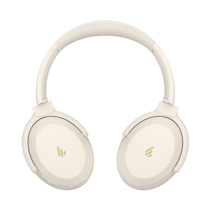 Auriculares Edifier WH700NB Pro blancos en vista frontal mostrando copas externas