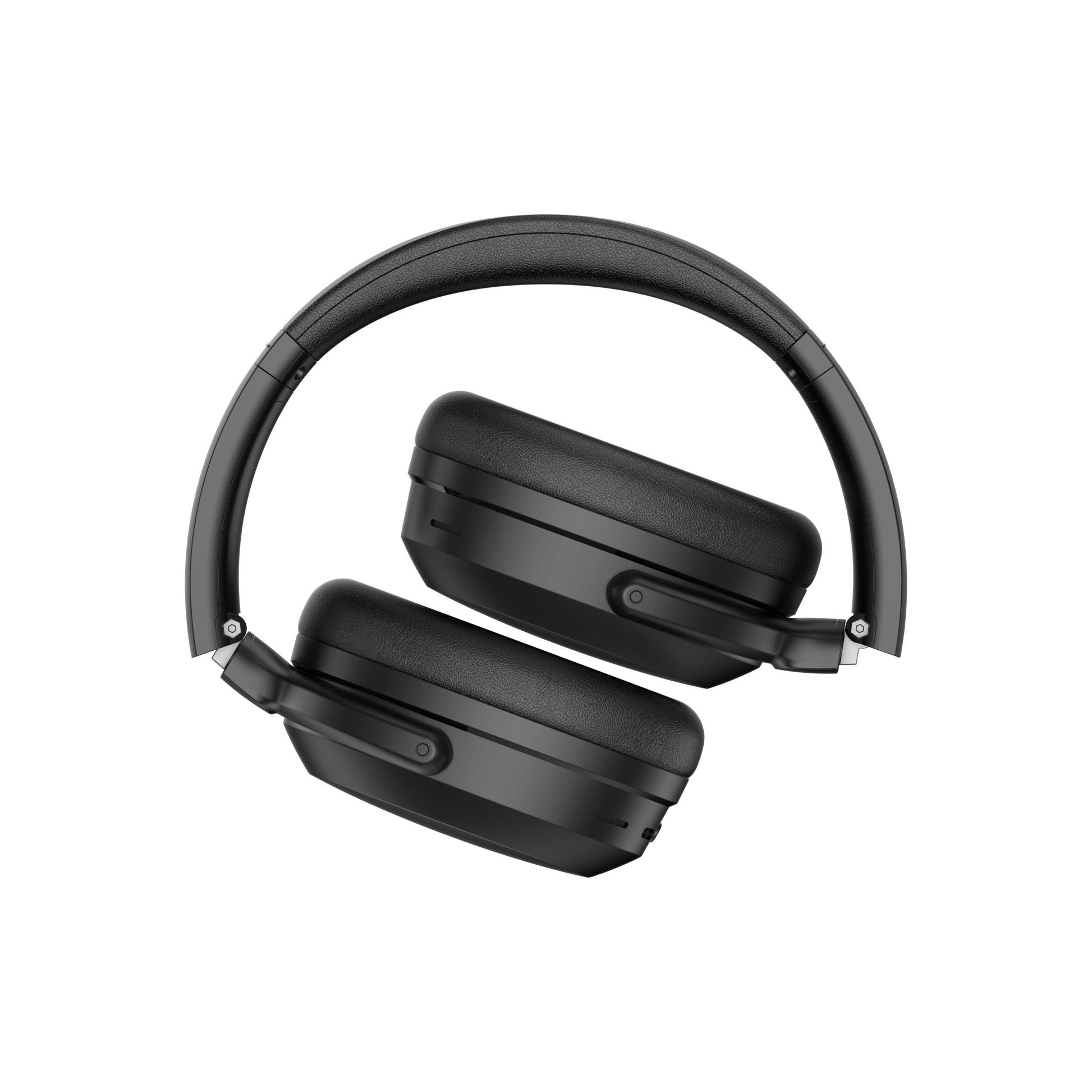 Auriculares Edifier WH700NB Pro negros plegados listos para transporte