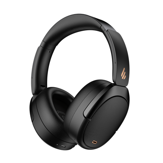 Auriculares Edifier WH950NB color negro en vista clásica diagonal