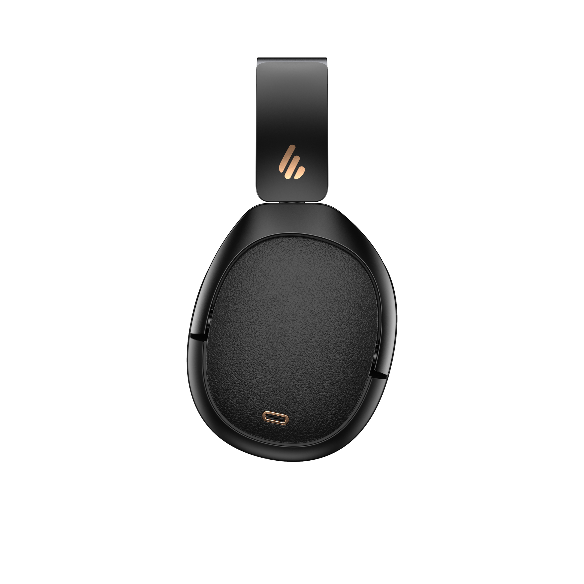 Vista lateral izquierda de los auriculares Edifier WH950NB color negro