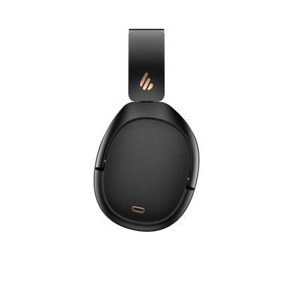Vista lateral izquierda de los auriculares Edifier WH950NB color negro