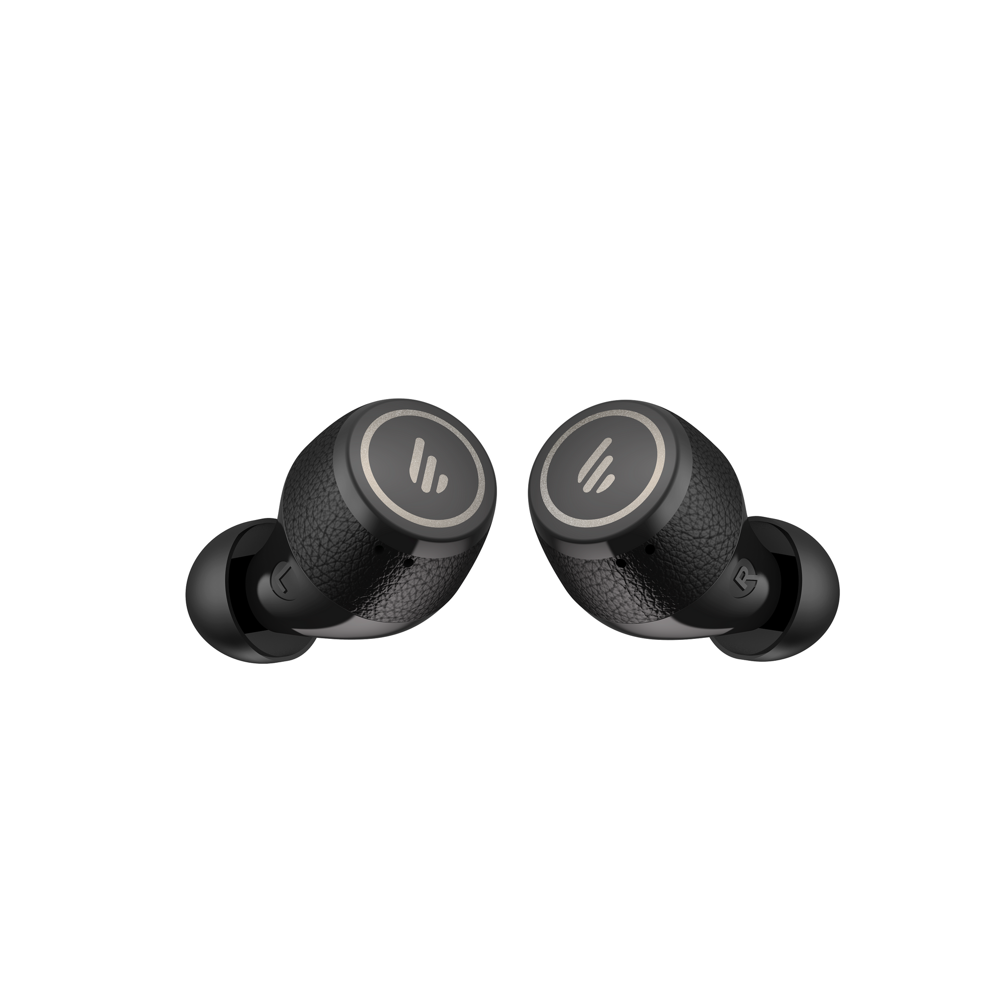 Auriculares Edifier X3s negros vista frontal flotante